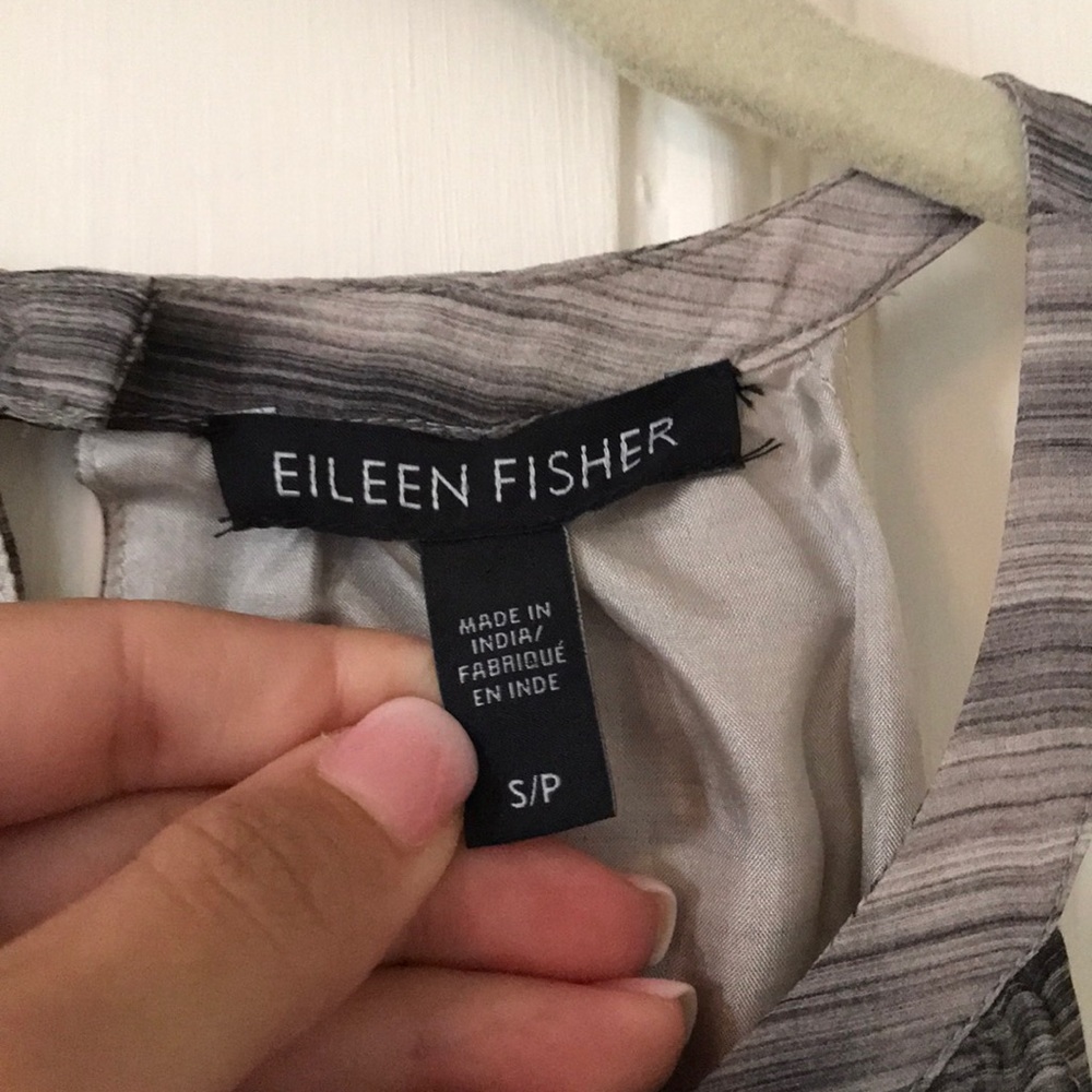 Eileen Fisher Silk Halter Midi Dress